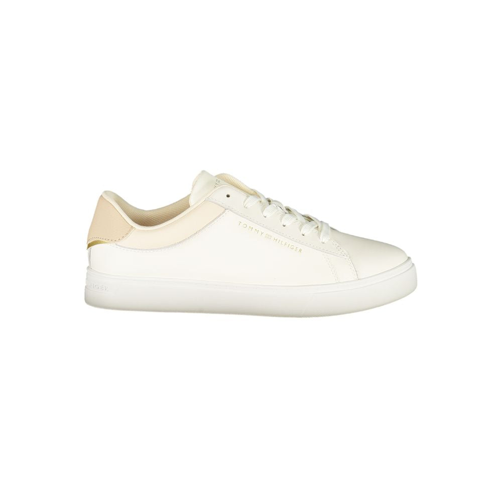 Beige Leder Damen Sneaker