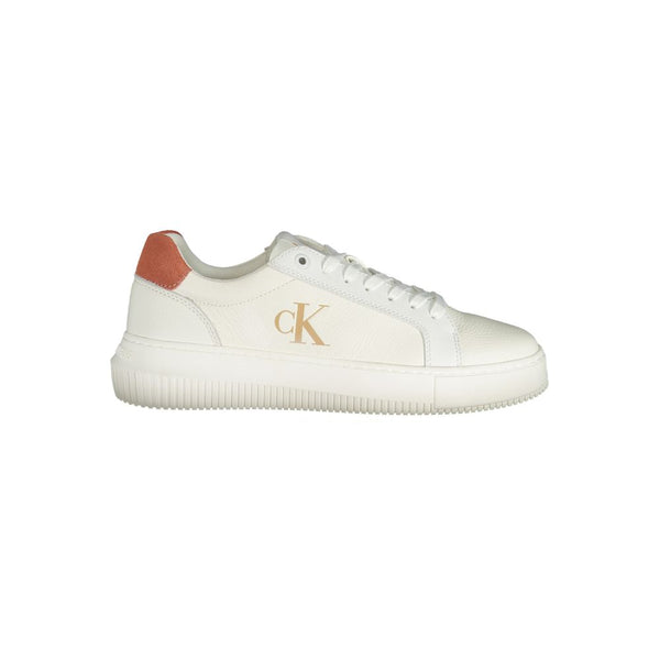 Weißes Polyethylen Damen Sneaker