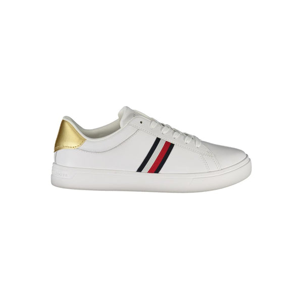 Weißes Leder Damen Sneaker