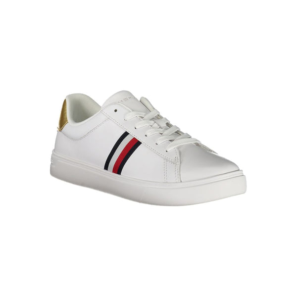 Weißes Leder Damen Sneaker