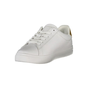 Weißes Leder Damen Sneaker