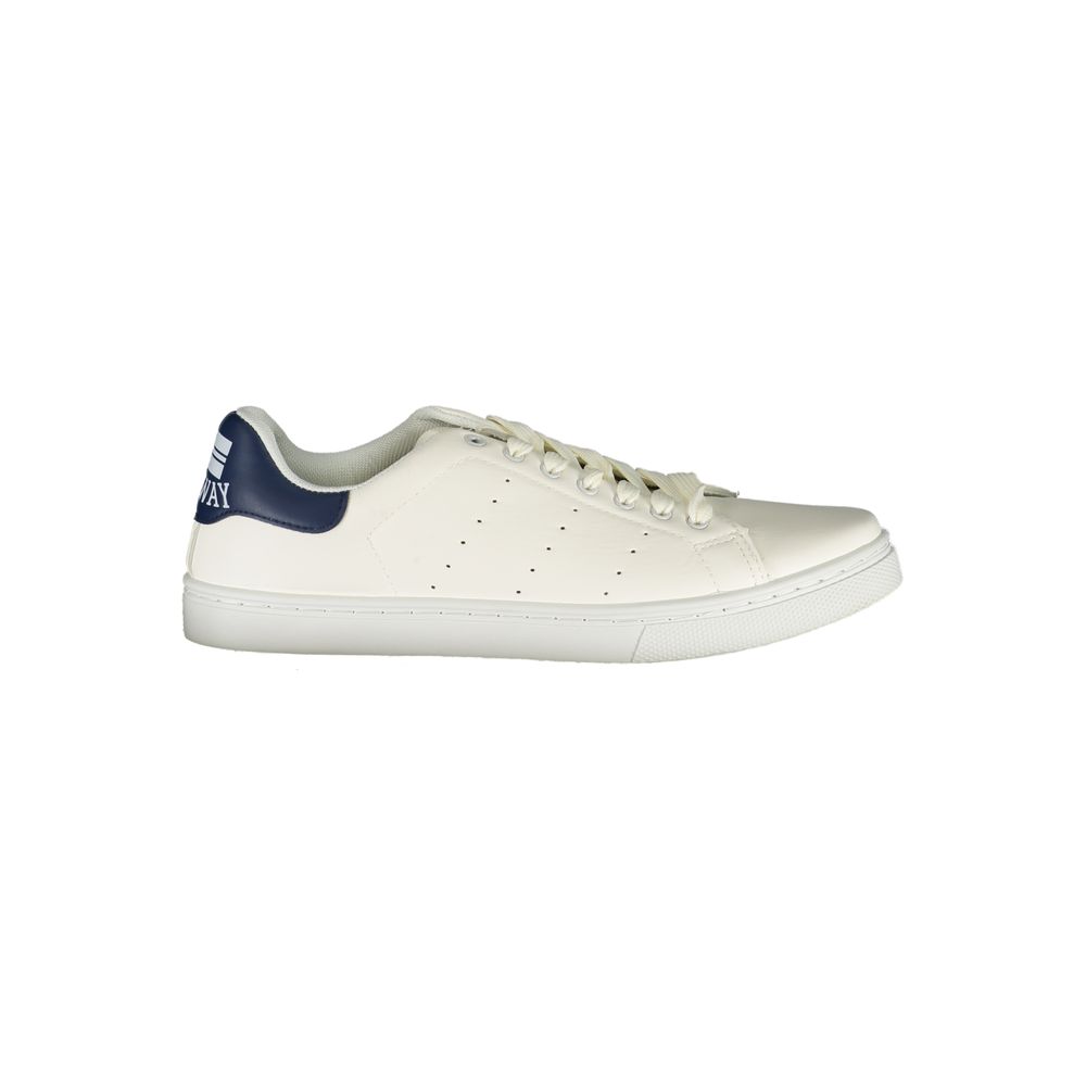 Sneaker aus weißem Polyester
