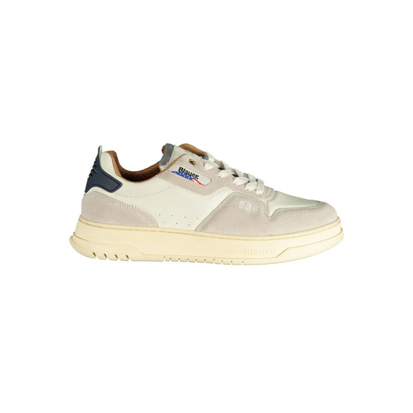 Weißes Polyethylen Herren Sneaker
