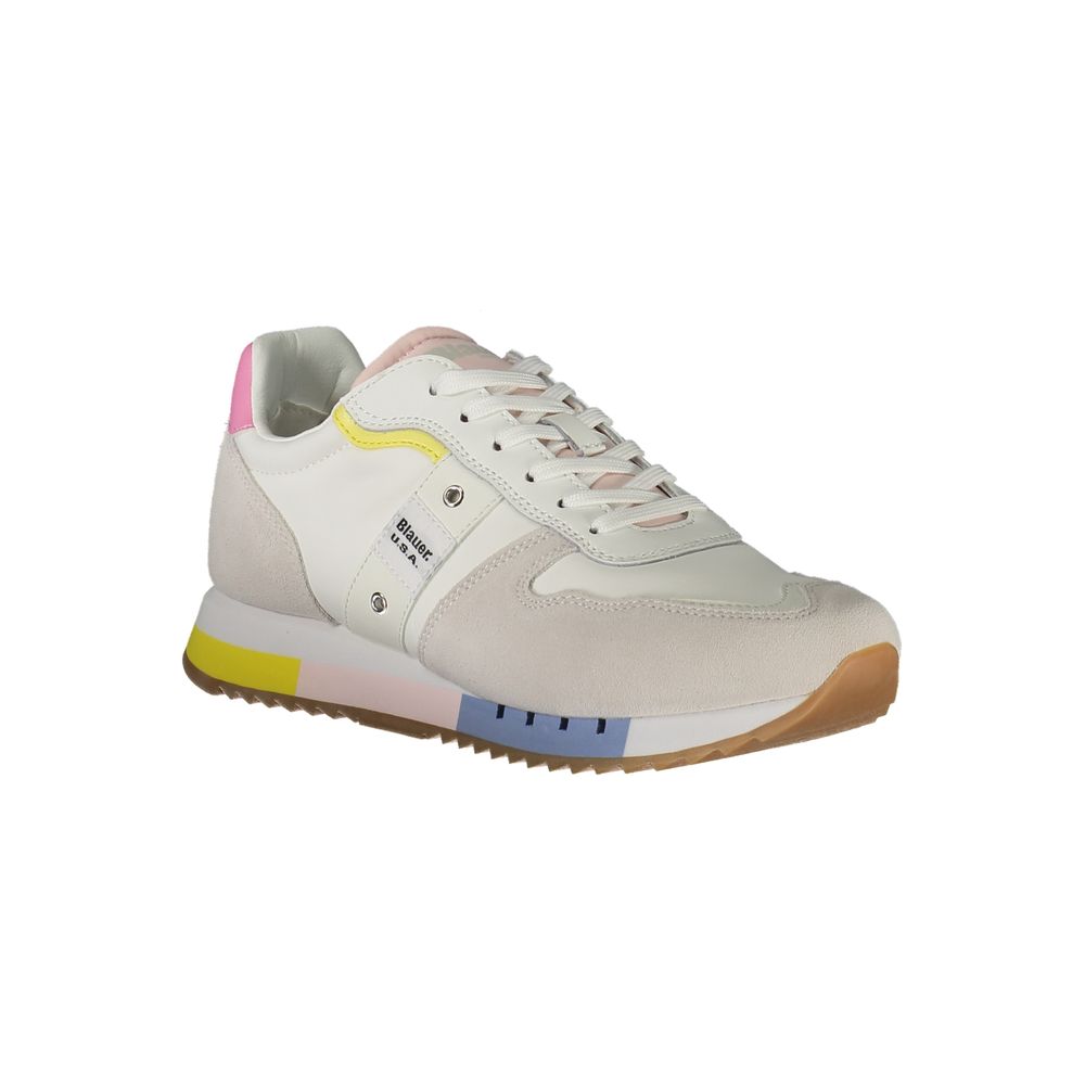 Weißes Leder Damen Sneaker