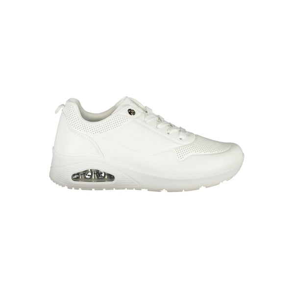 Weißer Polyester Damen Sneaker
