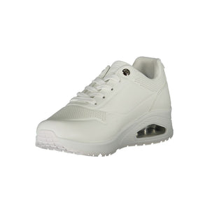Weißer Polyester Damen Sneaker