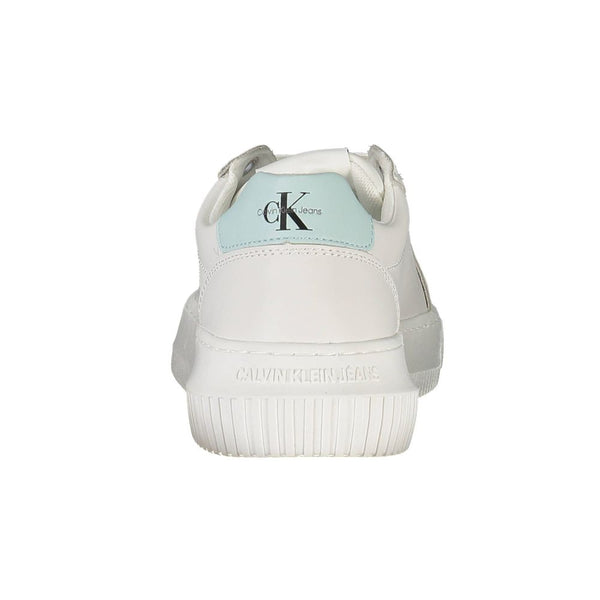 Weißer Recycelter Polyester Damen Sneaker
