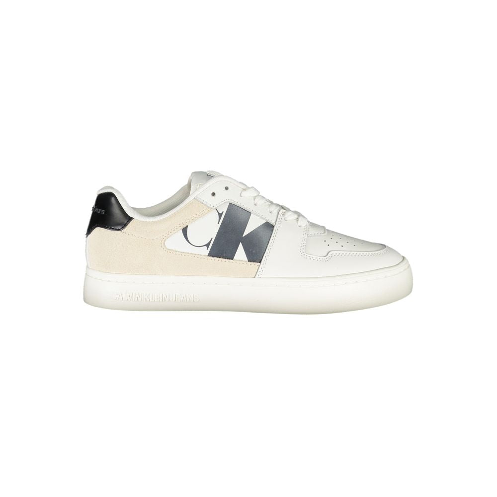 Sneaker aus weißem Polyester