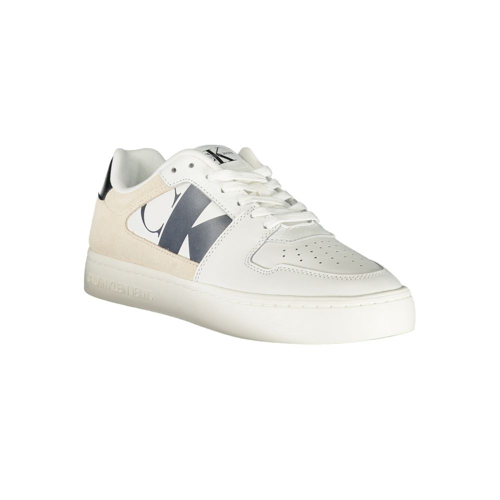 Sneaker aus weißem Polyester