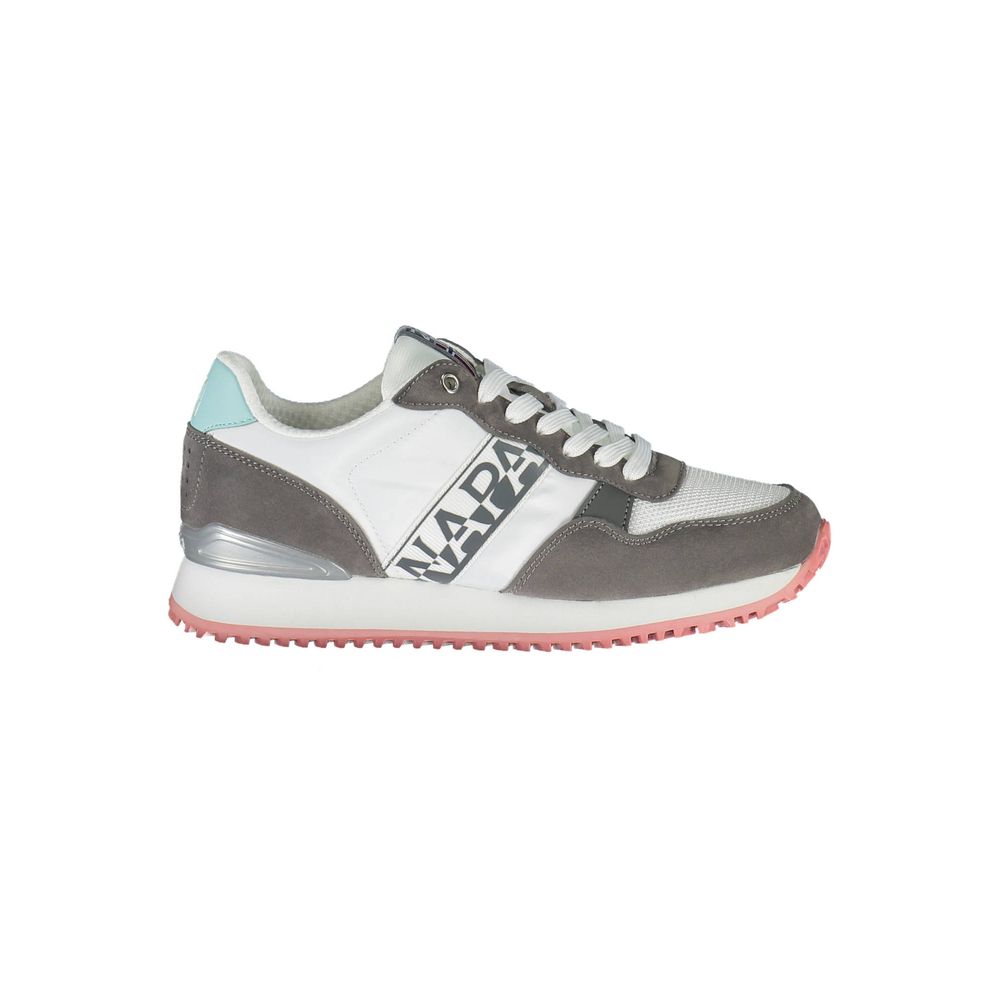 Weißer Polyester Damen Sneaker