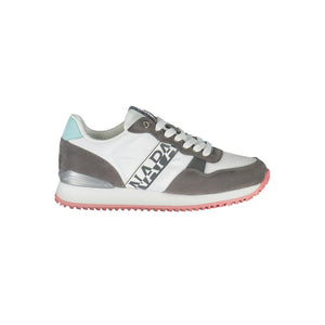 Weißer Polyester Damen Sneaker