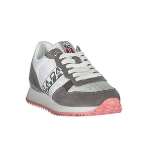 Weißer Polyester Damen Sneaker