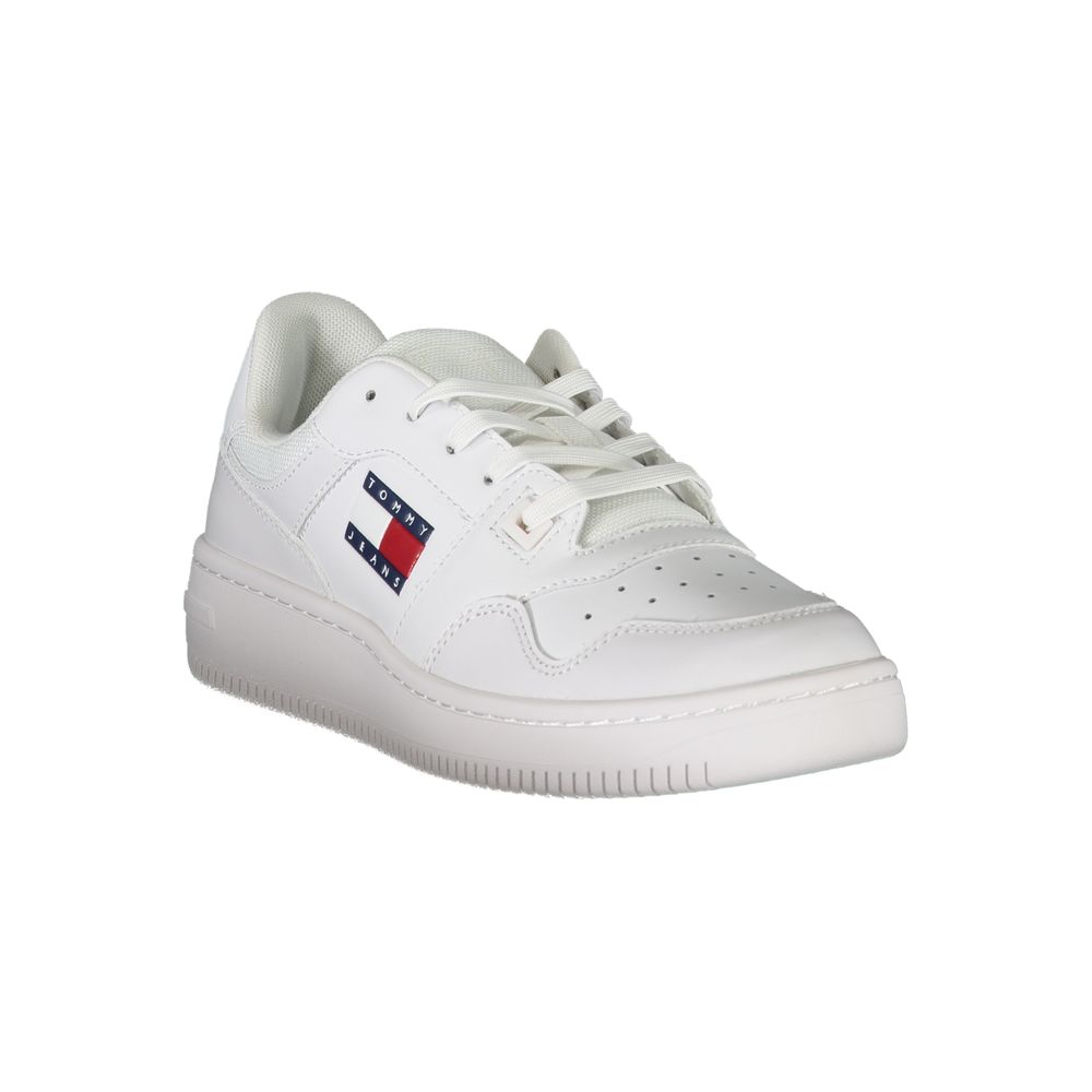 Weißes Leder Damen Sneaker