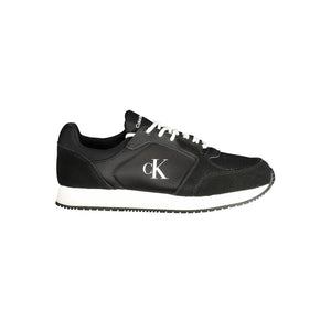 Schwarzes Polyethylen Herren Sneaker