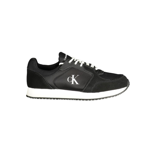 Schwarzes Polyethylen Herren Sneaker