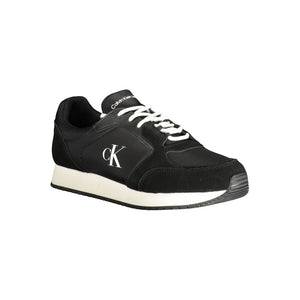 Schwarzes Polyethylen Herren Sneaker