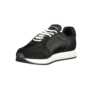 Schwarzes Polyethylen Herren Sneaker