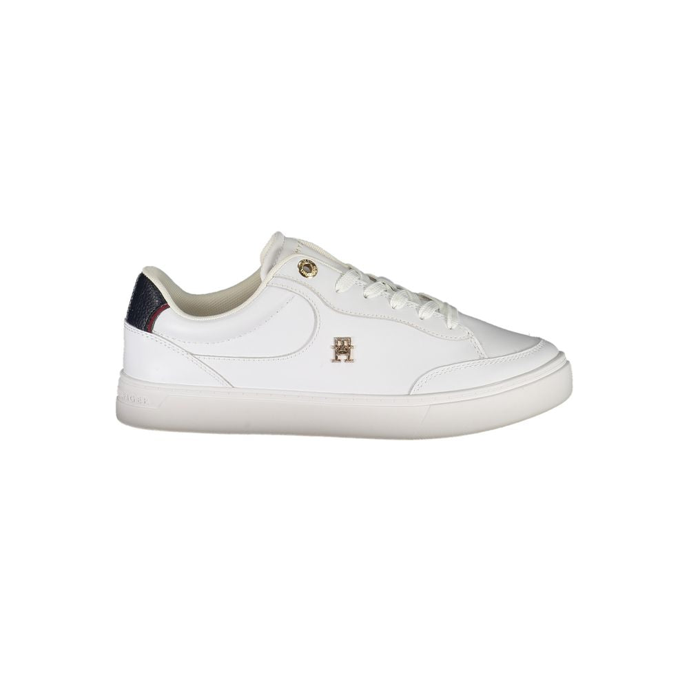 Weißes Leder Damen Sneaker