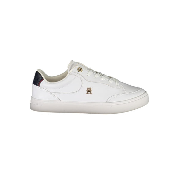 Weißes Leder Damen Sneaker