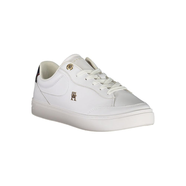 Weißes Leder Damen Sneaker