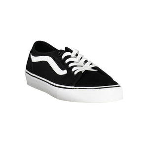 Schwarzer Polyester Sneaker