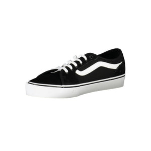 Schwarzer Polyester Sneaker