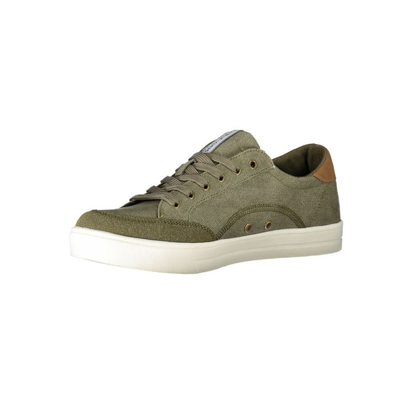 Grüner Polyester Sneaker