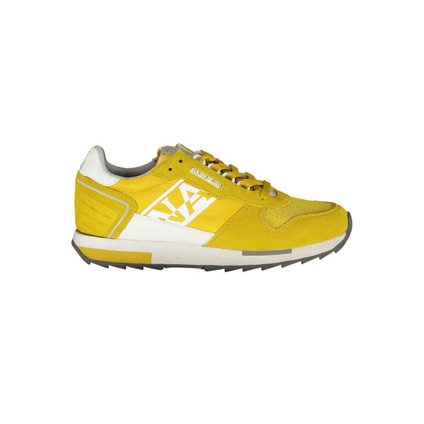 Gelbe Leder Herren Sneaker