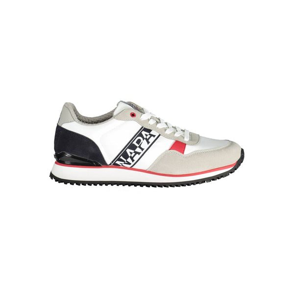 Weiß Polyester Männer Sneaker