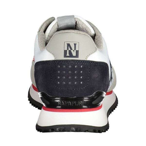 Weiß Polyester Männer Sneaker