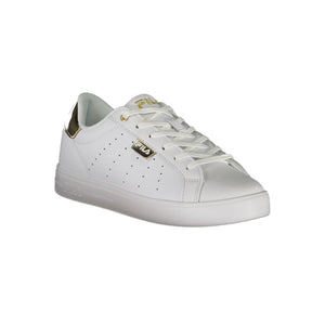 Luxuriöse Schnürsenkel-Sneakers mit goldenen Akzenten