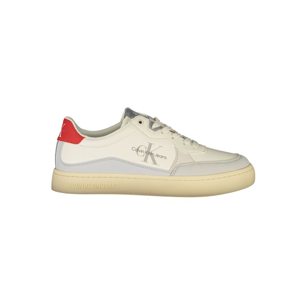 Sneaker aus weißem Polyester