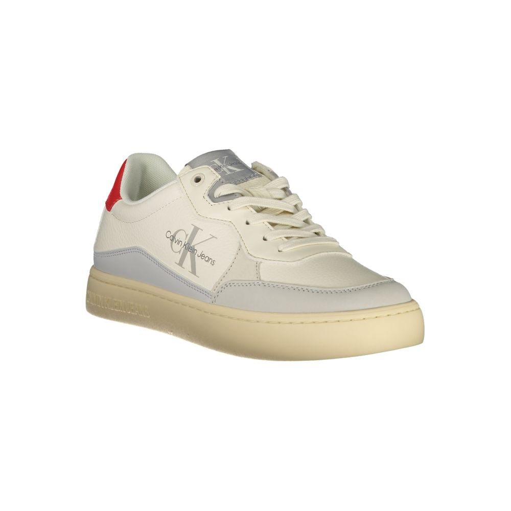 Sneaker aus weißem Polyester
