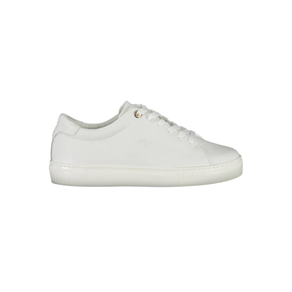 Weißes Leder Damen Sneaker