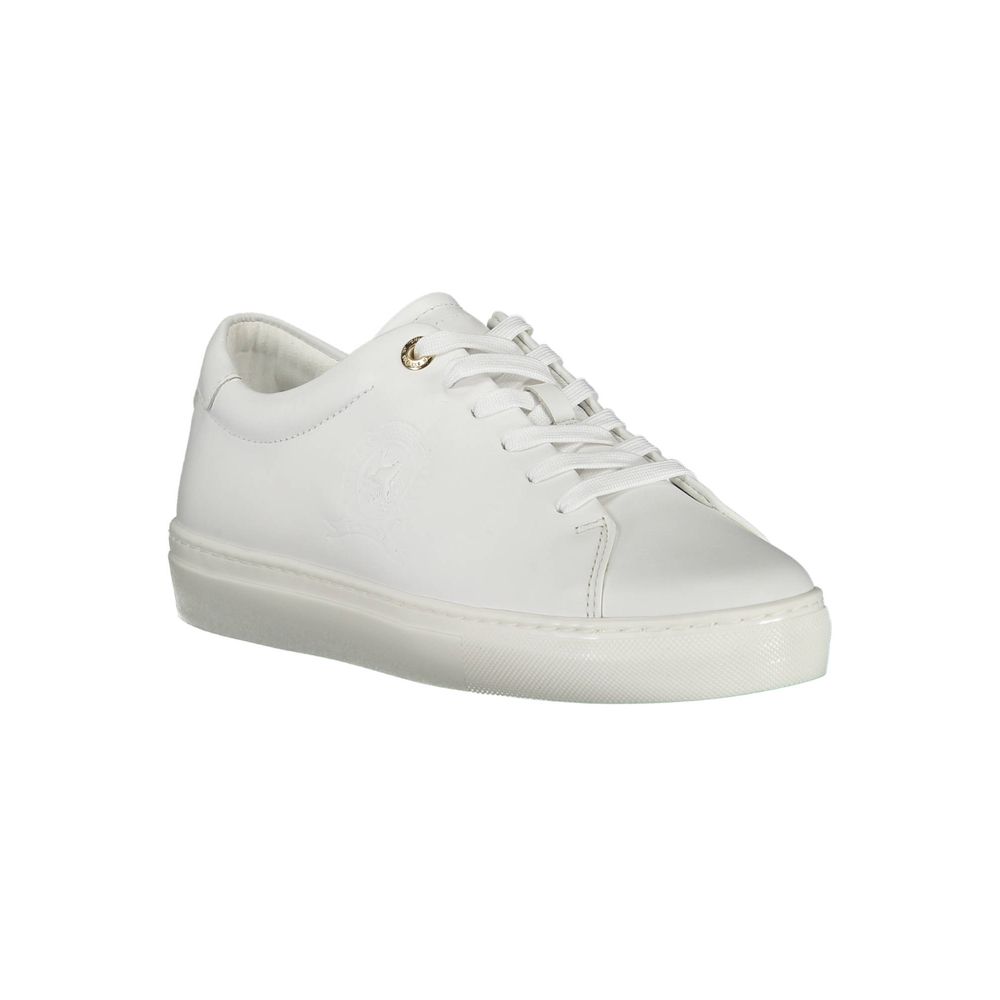 Weißes Leder Damen Sneaker