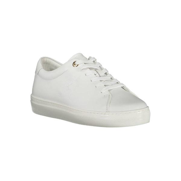 Weißes Leder Damen Sneaker