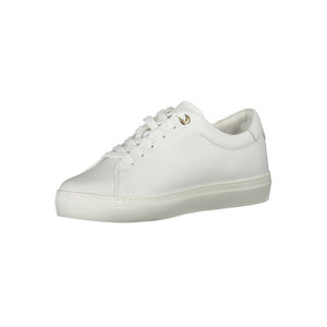 Weißes Leder Damen Sneaker