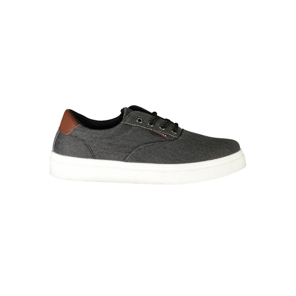 Schwarzer Polyester Sneaker