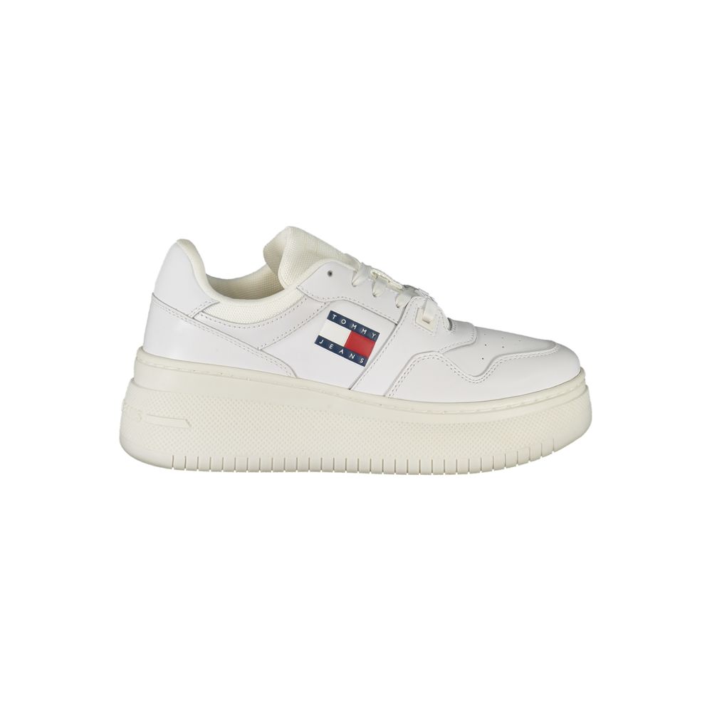 Weißes Leder Damen Sneaker