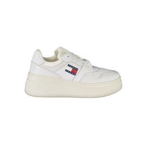 Weißes Leder Damen Sneaker