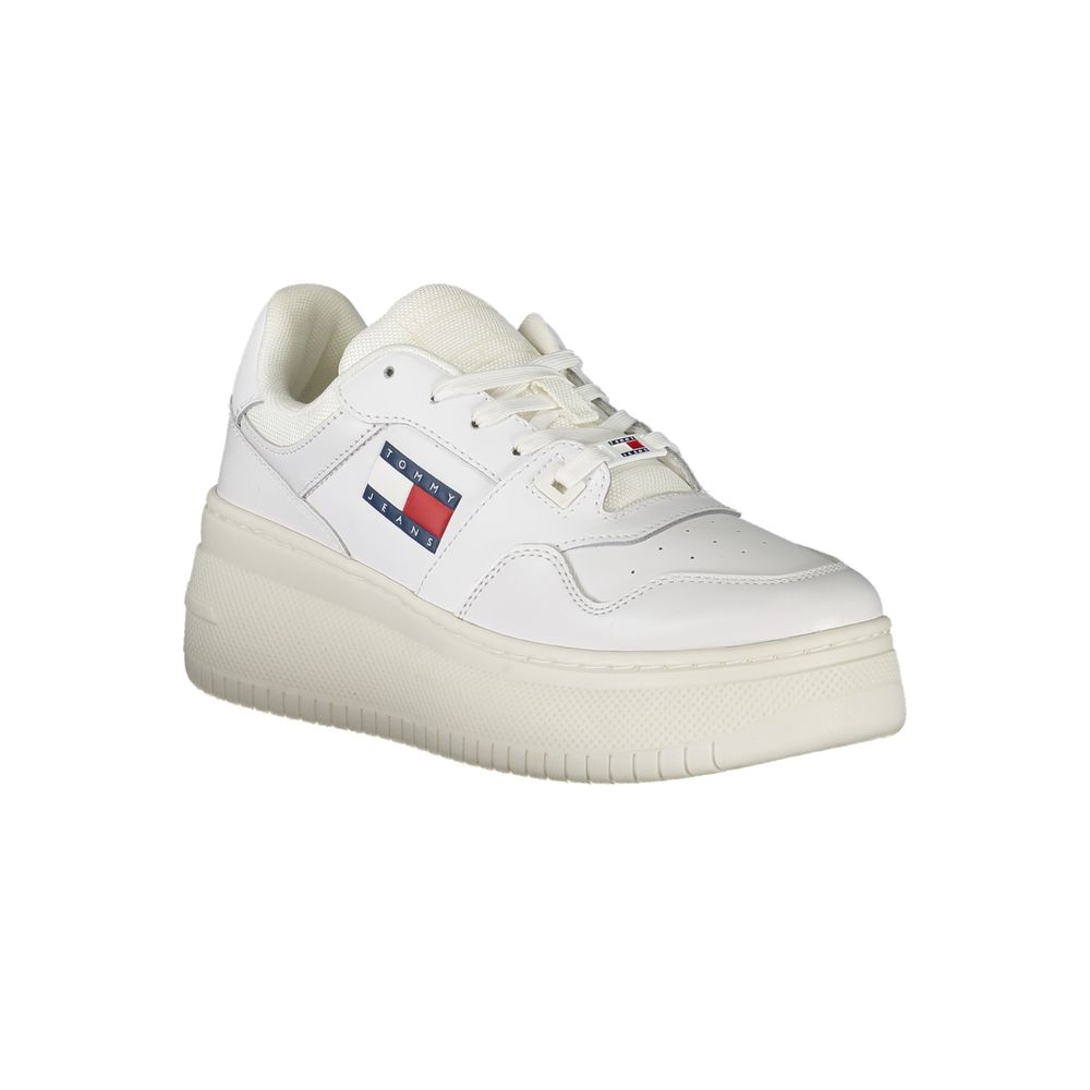 Weißes Leder Damen Sneaker