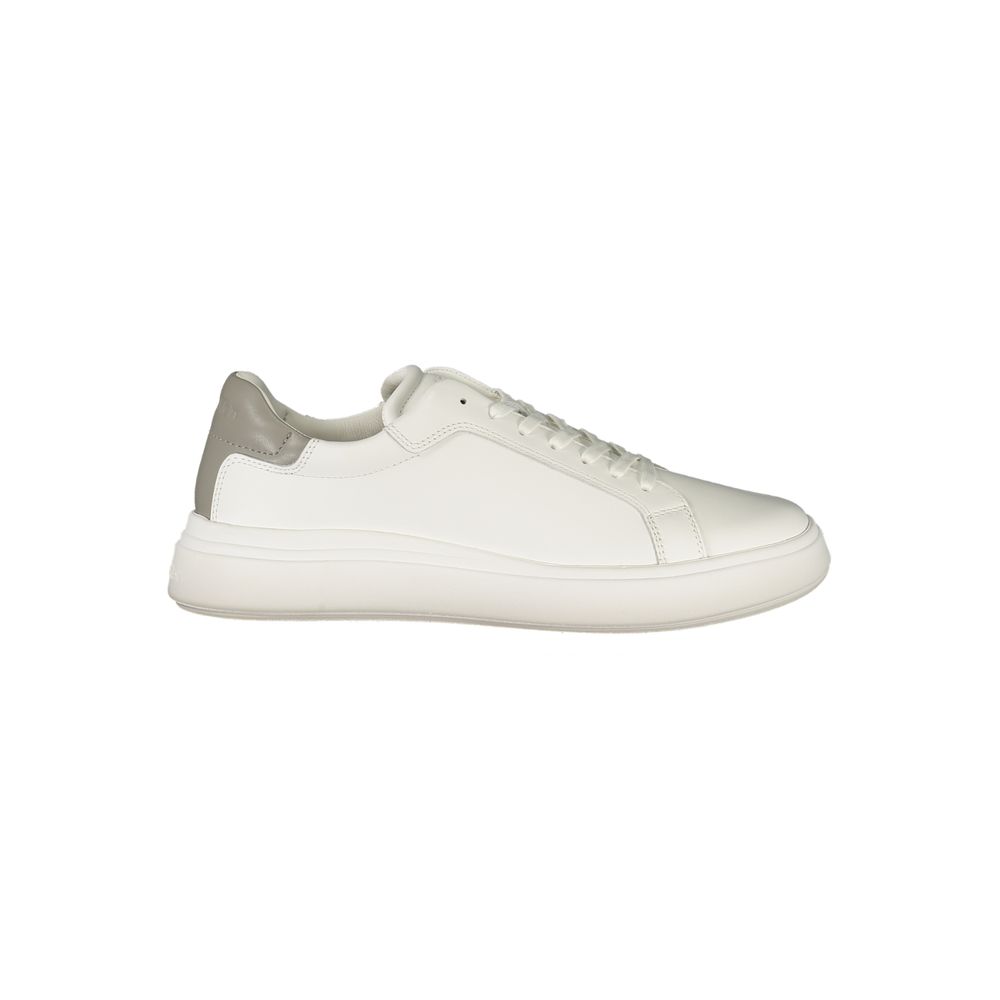 Sneaker aus weißem Polyester