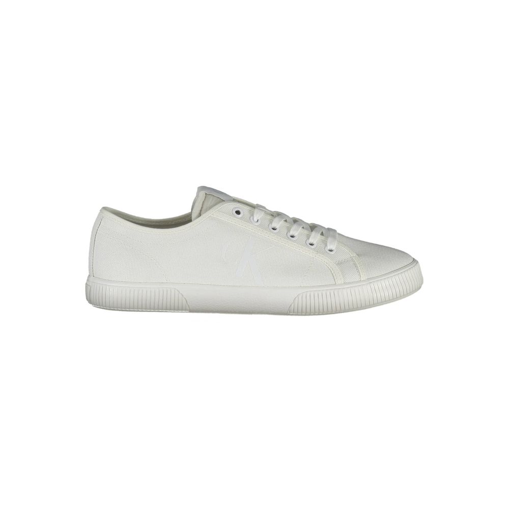 Weiß Polyester Männer Sneaker