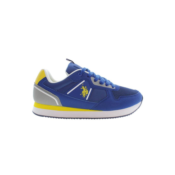 Blauer Polyester Herren Sneaker