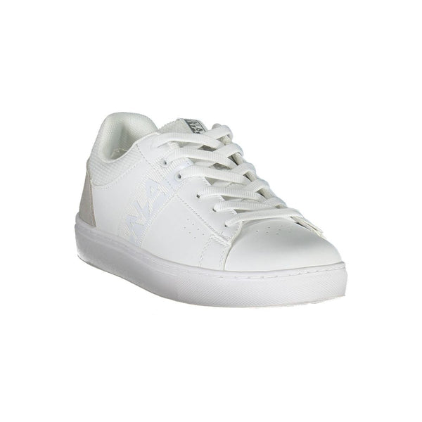 Weißes Leder Damen Sneaker