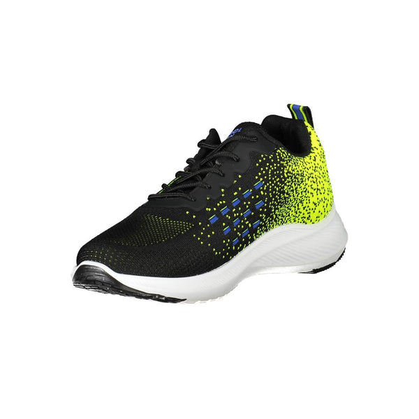 Schwarzer Polyester Herren Sneaker