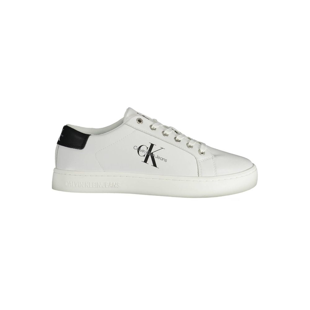 Weiß Recyceltes Polyester Herren Sneaker