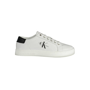 Weiß Recyceltes Polyester Herren Sneaker