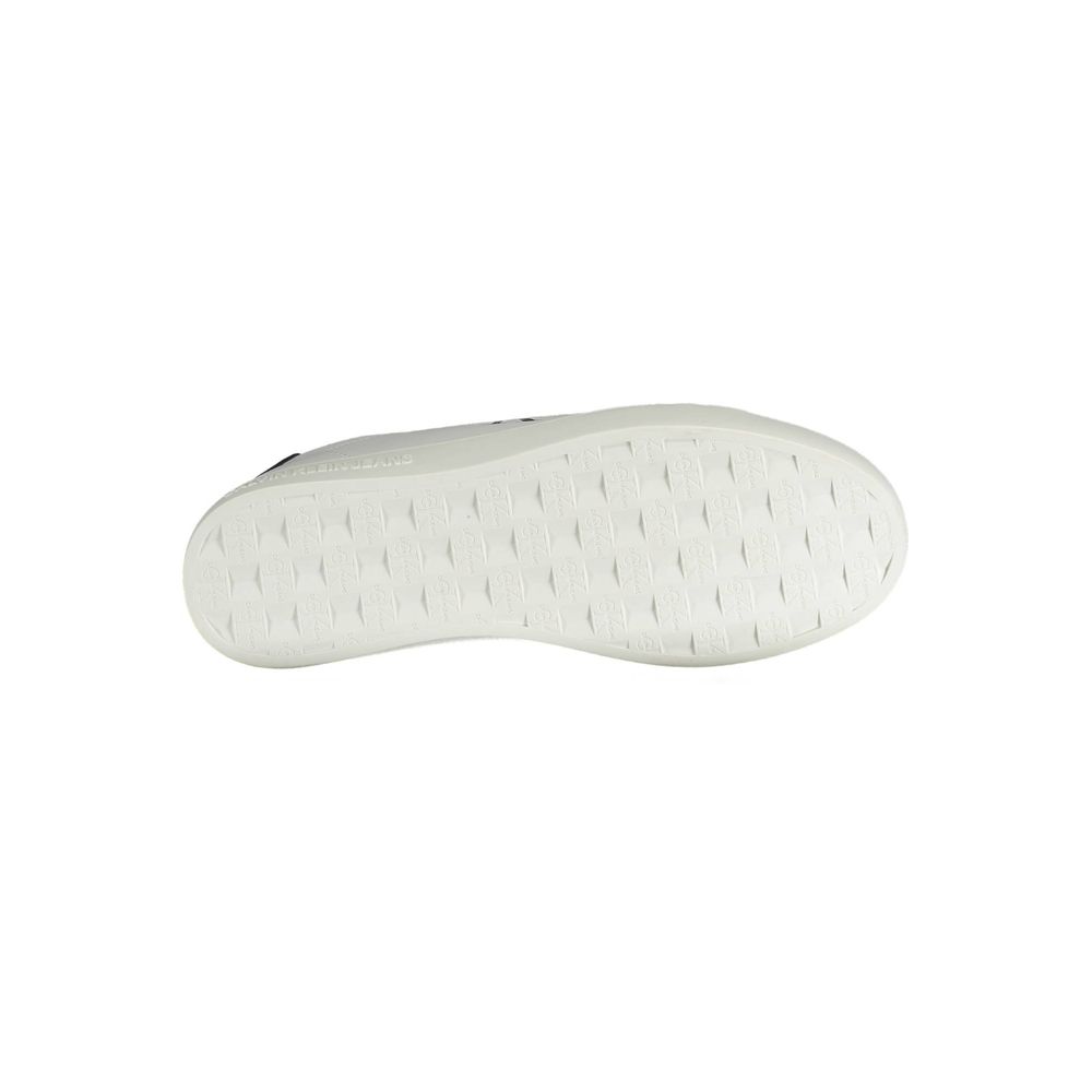 Weiß Recyceltes Polyester Herren Sneaker