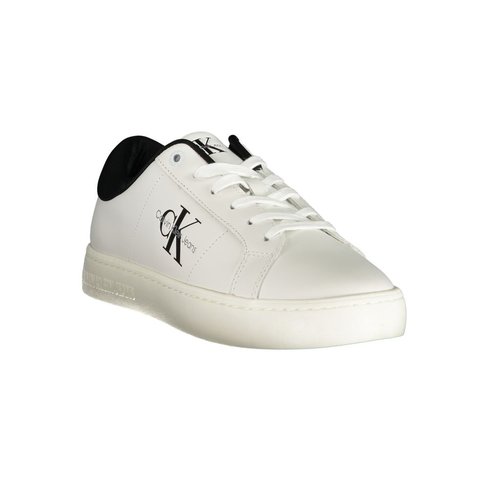 Sneaker aus weißem Polyester